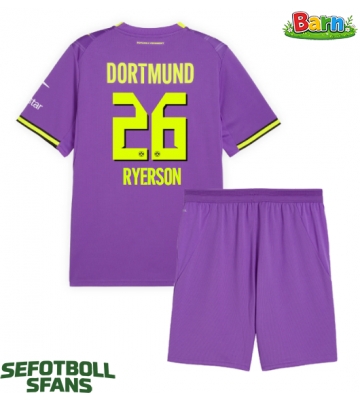 Borussia Dortmund Julian Ryerson #26 Tredjeställ Barn 2026-27 Kortärmad (+ Korta byxor)